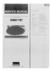 Sansui P-M7 Service Manual