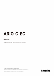 Autonics ARIO-C-EC User Manual