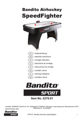 Bandito SPORT SPEEDFIGHTER 5278.01 Assembly Instructions Manual