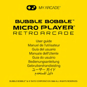 My Arcade BUBBLE BOBBLE MICRO PLAYER RETRO ARCADE User Manual