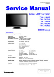 Panasonic Viera TX-LF32G10 Service Manual