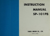 Yaesu SP-101PB Instruction Manual