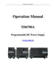 Tonghui TH6711A Operation Manual