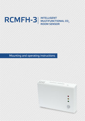 Sentera Controls RCMFH-3 Mounting And Operating Instructions