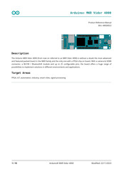 Arduino MKR Vidor 4000 Product Reference Manual