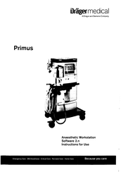 Dräger Primus Instructions For Use Manual
