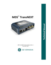 GE MDS TransNEXT NET9L Technical Manual