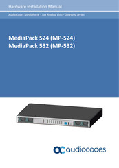 AudioCodes MP-524 Hardware Installation Manual
