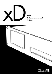 d&b audiotechnik D Series Reference Manual
