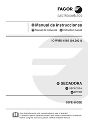 Fagor IO-WMS-1565 Instruction Manual