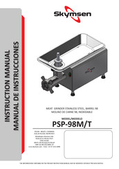 Skymsen PSP-98T Instruction Manual