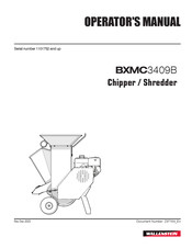 Wallenstein BXMC3409B Operator's Manual