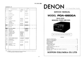Denon POA-6600A Service Manual