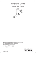 Kohler K-8220 Installation Manual