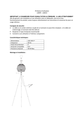 CMP LA0015 Instructions For Use Manual
