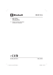 EINHELL CE-CC 18 Li Original Operating Instructions
