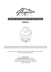 aspenhome RA0911 Manual