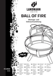 Landmann Ball of Fire Assembly And Operating Instructions Manual
