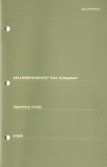 Datapoint 9325 Operating Manual