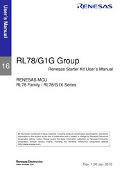Renesas RL78/G1 Series User Manual