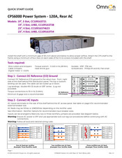 OmniOn Power CPS6000 II Series Quick Start Manual