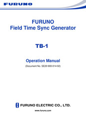 Furuno TB-1 Operation Manual