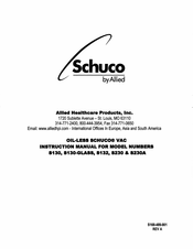 Allied Healthcare Schuco S130 Quick Start Manual