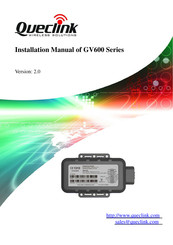 Queclink GV600 Series Instruction Manual