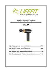 LIFEFIT RELAX Operating Instructions Manual