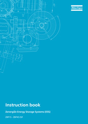 Atlas Copco ZenergiZe ZBP45 ESF Instruction Book