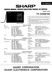 Sharp FV-310GB Service Manual