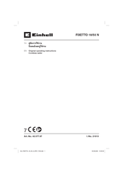 EINHELL 42.577.97 Original Operating Instructions
