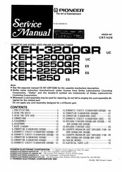 Pioneer KEH-1250ES Service Manual