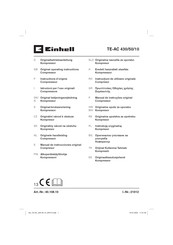 EINHELL TE-AC 430/50/10 Original Operating Instructions