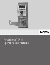 Kaba PowerLever 455 Series Operating Instructions Manual