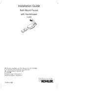 Kohler K-15003 Installation Manual