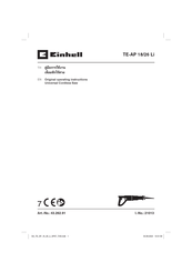 EINHELL TE-AP 18/26 Li Original Operating Instructions