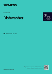 Siemens SN55ES08CE Instructions For Use Manual