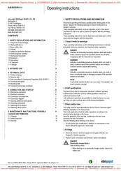 ebm-papst S4E450-AP01-11 Operating Instructions Manual