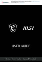 MSI Creator Z16 A12UET-010ES User Manual