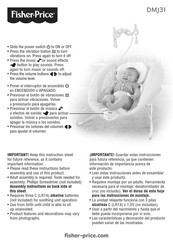 Fisher-Price DMJ31 Manual
