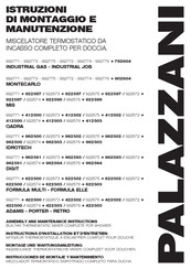 PALAZZANI ADAMS - PORTER - RETRO 992776 + 422503 Assembly And Maintenance Instructions