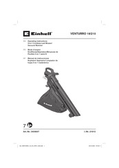 EINHELL VENTURRO 18/210 Operating Instructions Manual