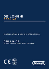 DeLonghi DTR 906-DF Series Installation & User's Instructions