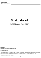 InnoLux Viseo190W Service Manual