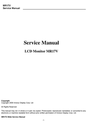 InnoLux MR17V Service Manual