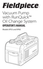 Fieldpiece VP55 Operator's Manual