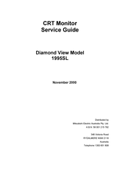 Mitsubishi Electric Diamond View 1995SL Service Manual
