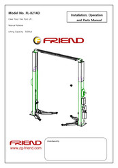 FRIEND FL-8214D Installation, Operation, And Parts Manual