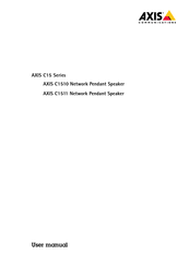 Axis C1510 User Manual